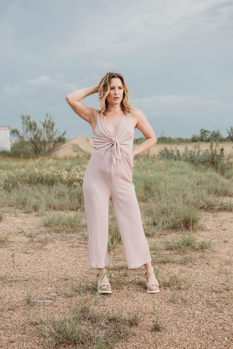 SOAK IT UP JUMPSUIT: MAUVE