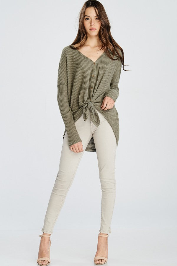 MAKE IT EASY TOP: OLIVE